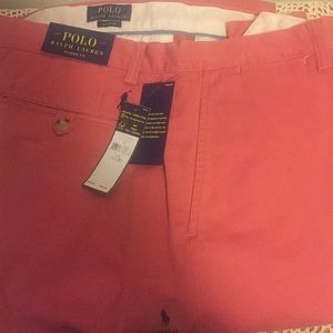 NWT Polo Ralph Lauren Classic Fit Chinos Red 32X30